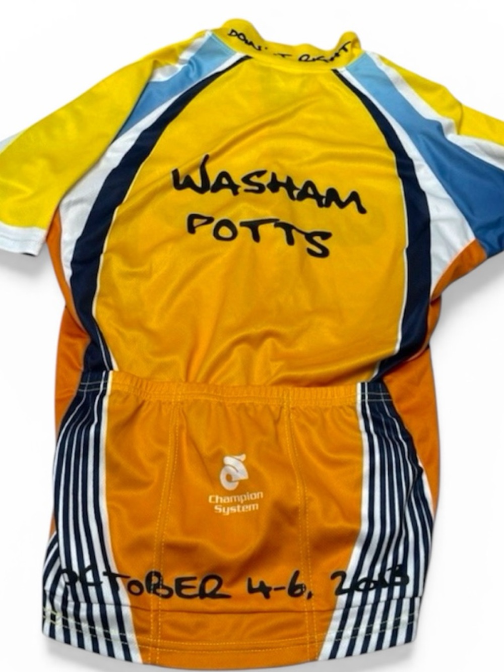 Champion Mustache Cycling Jersey Ride With Davis NWT Bike Shirt S